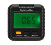 Baxnore Medidor de ángulo de nivel electrónico digital Herramienta de medición de alta precisión Buscador de ángulo digital portátil con pantalla LCD para ingeniería de construcció