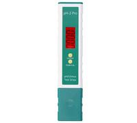 Baxnore Medidor de pH Pluma probador de pH digital con función de tira reactiva Termómetro de compensación automática de temperatura para agua potable Agua de piscina ABS 6.1x1.26i