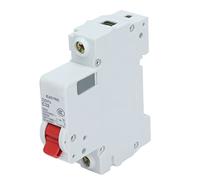 Baxnore Mini disyuntor de bajo voltaje 1P 32A 400V 6000A Capacidad de ruptura Montaje en riel DIN Protección contra sobrecarga para iluminación de oficinas Edificios residenciales