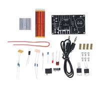Baxnore Mini módulo de bobina musical, kit de altavoz de plasma DIY con cable de audio, 15 W, entrada de CC de 1524 V para proyectos electrónicos y experimentos científicos, PCB ne