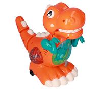 Baxnore Modelo de tiranosaurio eléctrico de Dibujos Animados Dinosaurio Interactivo con Luces, música y Desmontable Durante más de 3 años Diseño de accionamiento Universal ABS dur