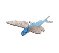 Baxnore Modelo de Volador Exquisito Pintado a Mano simulación Animal Marino Educativo Criatura Marina Estatua para Aprender decoración de la Naturaleza plástico 1 Unidad