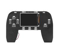 Baxnore Módulo de Consola de Juegos Pantalla de 2,4 Pulgadas Consola de Juegos portátil Código Abierto Soporte para Juegos Retro Sonido MP3 con batería de 600 mAh para Viajes de OC