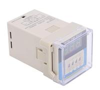 Baxnore Módulo temporizador de relé de tiempo con pantalla digital LED ATS48A20, control de retardo cíclico ajustable para maquinaria de automatización industrial, carcasa de plást (CA 380 V)