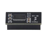 Baxnore Módulo TPM 2 0, Interfaz LPC de 20 Pines, Plataforma confiable cifrada, procesador de cifrado Seguro para Prueba de actualización WIN11, PCB Negro