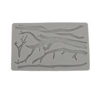 Baxnore Moldeador de ramas de ramita de silicona, herramienta de molde de arcilla de chocolate antiadherente flexible para decoración de pasteles, manualidades, hornear, hacer dulc
