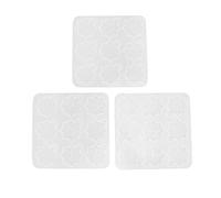 Baxnore Moldes de silicona de 3pcs 26 letras de resina epoxi gastado pegamento de bricolaje patrón de encaje colgantes de fabricación