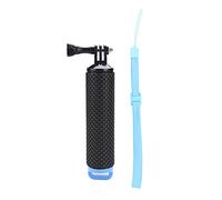 Baxnore Monopie de cámara antideslizante con empuñadura flotante y cordón para deportes acuáticos, buceo, surf, natación, compatible con cámaras de acción Yi, amarillo, morado, ver (Azul)