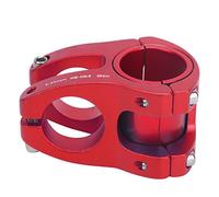 Baxnore Montaña Bike Stem Aluminio Alejo Manimento corto Tallón de alta resistencia CNC Mecanado Absorción de choque para bicicletas de carretera bicicletas de montaña BMX DH 31.8 (Rojo)