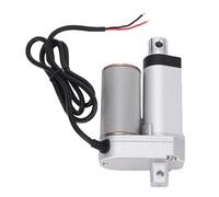 Baxnore Motor de actuador lineal eléctrico DC24V 30 mm Carrera 100 N Empuje 90 mm/s IP54 Aleación de aluminio para automoción Industrial Muebles domésticos Equipo agrícola