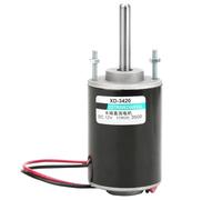 Baxnore Motor eléctrico de CC con imán permanente, 30 W, alta velocidad, 3500, 7000 RPM, CW CCW, motor de cepillo, 12 V, 24 V, rodamiento de bolas, alambre de cobre para máquina de (12V3000rpm)