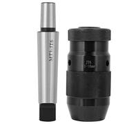 Baxnore MT3 JT6 Taladro sin llave, Chuck de 1 a 16 mm, diseño de bloqueo automático para máquinas de fresado de torno