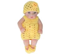 Baxnore Muñeca de Silicona recién Nacida de 12 Pulgadas, muñeca de niña Suave y Realista, Juego de Roles, Aprendizaje de hábitos de crianza, Regalo para Fiesta de cumpleaños, año d