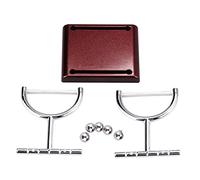 Baxnore Newtons Cradle Steel Balance Balls Física Ciencia Péndulo Escritorio Gadget Educativo Demuestra Conservación del Momento para Decoración de Oficina Regalo Astilla 9.2x7.5x9