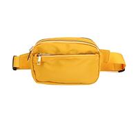 Baxnore Oxford Tela Fanny Pack, Fanny Pack Bagst Bag, múltiples Bolsillos Fanny Pack, Bolsa de Cintura hermética, Pack de Cintura a Prueba de Polvo para Viajes al Aire Libre (Yellow)