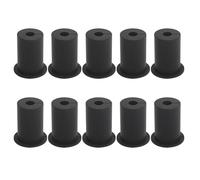 Baxnore Panada de cable de silicona para pases de pared, cable a través del kit de buje, arandela de entrada flexible para sello de alambre, gestión de interiores al aire libre (negro)
