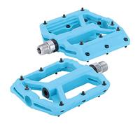 Baxnore Pedal de Bicicleta de montaña Pedal de Plataforma de rodamiento 3 Pedales de Bicicleta duraderos de Alta Resistencia para Ciclismo de montaña Cromo Molibdeno Acero Nylon La