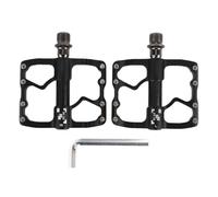 Baxnore Pedales de Ciclismo Aleación de Aluminio de Carbono 3 rodamiento 3 Pedales de Bicicleta universales livianos sin resbalón para Bicicleta de Carretera Pareja Negra