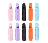 Baxnore Pinzas para la raíz del cabello Rulos voluminizadores para mujeres Herramienta para rizar sin calor 10 pinzas para peinar el cabello Juego de rizadores sin ños para todo ti