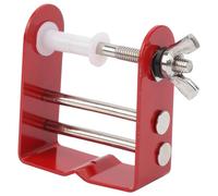 Baxnore Plantilla para Servir Cuerdas de Herramienta Profesional de Servidor de Hilos de Tiro con Marco de Metal Completo Duradero Rodillo de Acero Inoxidable Diseño de liberació (Rojo)