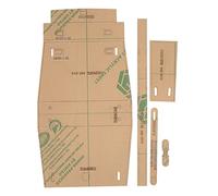 Baxnore Plantillas acrílicas transparentes de bolso de hombro, kit de herramientas de artesanía de manual para elaboración de cuero, proyectos de costura, ayuda de diseño de patron