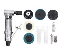 Baxnore Professional Pneumatic Engraving Machine 90 Degree Bend Angle High Speed Grinder with Emery Disc for Metal Wood Rubber Polishing AG 315BS (Japanese joint)