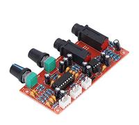 Baxnore PT2399 Placa amplificadora de micrófono digital Módulo de reverberación de audio profesional con control de volumen de reverberación ajustable para karaoke canto actuación