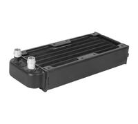 Baxnore Radiador industrial de la refrigeración por agua, aluminio negro previene las superficies, vacío que suelda el cambiador de calor sellado para la CPU GPU, equipo del ordena