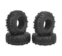 Baxnore RC Neumáticos Caucho 110mm Negro Neumáticos Resistente Al Choque Durable de Alta Agarre Off Road RC Crawler Accesorios Del Coche para MN999 4 Unids