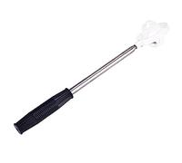 Baxnore Recogedor de Pelotas de Golf Recuperador telescópico de Acero Inoxidable Herramienta de Pala Extensible Liviana con Dispositivo de Bloqueo automático para golfistas Que Rec (Blanca)