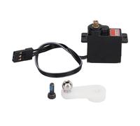 Baxnore Reemplazo de servo con engranaje de metal Servo de helicóptero RC de alta resistencia con fabricación profesional para helicópteros FlyWing BELL206 UH1 Plástico Hierro Dura