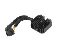 Baxnore Regulador de Voltaje de Motocicleta de 12 V Aleación de Aluminio Estabilizador rectificador de Repuesto de Alta eficiencia Mejora la Potencia del Motor y el Consumo de par