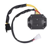 Baxnore Regulador de Voltaje Rectificador 12 V Accesorios de Motocicleta Aleación de Aluminio Premium A Prueba de Golpes A Prueba de Herrumbre Reemplazo Duradero de Alta resistenci
