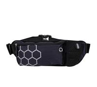 Baxnore Riñonera para cinturón para Correr, Unisex, Impermeable, Tela Oxford, de Mayor Capacidad, Antideslizante, Deportiva, para Correr al Aire, Trotar, Senderismo, Negro, mar (Azul Profundo)