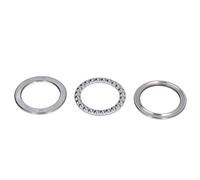 Baxnore Rodamiento axial de bolas 51114 Rodamientos axiales de bolas de acero al carbono de alta precisión para maquinaria de forja y rodillos compactadores 75 mm x 95 mm x 18 mm R