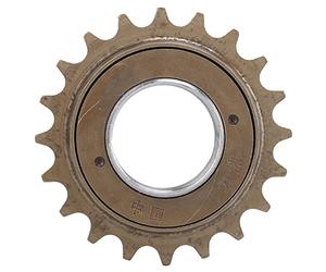 Baxnore Rueda de bicicleta Volante de una sola velocidad 20T Gira suavemente Ligero Durable Accesorio de repuesto de rueda trasera para bicicletas plegables BMX de una sola veloci