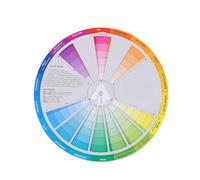 Baxnore Rueda de color Guía de mezcla de colores de pigmento 23 cm de diámetro para artistas, pintores, artesanos, gráficos de interiores, jardines, diseñadores de paisajes, papel