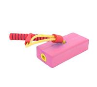 Baxnore Saltador de Espuma Pogo El bastón de Salto Seguro Ayuda a Crecer más Alto Diseño de Sonido Interesante para Juegos en Interiores y Exteriores Niños Niñas Material de Espuma (Rosa)