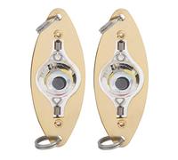 Baxnore Señuelo con luz LED para Pesca, lámpara con Forma de Ojo, luz Intermitente Colorida, señuelo bajo el Agua, 2 uds.