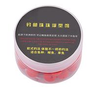 Baxnore Señuelo Flotante de Alta Densidad con Gran flotabilidad para Captura de Peces Grandes, tamaño de 10 mm, 12 mm, 30 Unidades, Fresa, Batata, sin Opciones de Sabor, Espuma de (Sabor Fresa roja