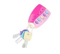 Baxnore Smart Key Remote Car Control Musical Interactivo Aprendizaje Educativo para Plástico Rosa Azul 2.4in (Rosa)
