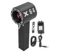 Baxnore Soplador de aire portátil, turbina de 64 mm, mini soplador seco de chorro sin escobillas de mano, plumero de aire eléctrico, soplador de polvo inalámbrico con batería de 80