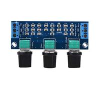 Baxnore Tablero de control de volumen pasivo profesional Regulador de audio de doble canal premium con graves agudos y ajuste de volumen maestro para sistemas de audio de alta gama