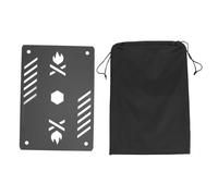 Baxnore Tablero de mesa de aleación de aluminio Tablero de placa de cocción portátil ligero compatible con Snow Peak GS 450R 450K IGT exterior para mochilas de picnic