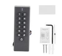 Baxnore Teclado RFID Control de Acceso Lector de Tarjetas Contraseña IP67 de Bloqueo de Puerta ABS Resistente al Agua para Exteriores Oficina en casa Garaje 3000 usuarios 125 KHz