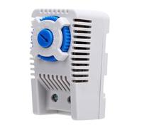 Baxnore Termostato mecánico 0-60 °C Interruptor de Controlador de Temperatura Normalmente Abierto Ajustable para de refrigeración y calefacción PC Material Retardante de Llama