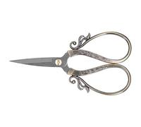 Baxnore Tijeras de bordado de estilo europeo vintage, tijeras de costura de acero inoxidable para punto de cruz, costura, recorte de belleza, colección antigua, herramientas artesa