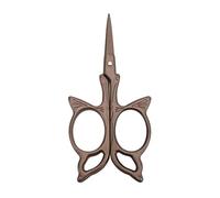 Baxnore Tijeras de bordado vintage con forma de mariposa, de acero inoxidable de primera calidad, estilo europeo, elegantes tijeras de costura para cortar hilo y realizar trabajos