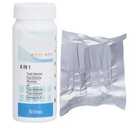 Baxnore Tiras de prueba de la piscina duradera rápida portátil portátil fácil de operar papel de prueba de calidad del agua para acuarios piscinas spas agua agua potable agua estan