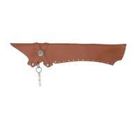 Baxnore Tiro con Flecha aljaba Cuero de PU Bolsa de Soporte de Flecha Ligera Vintage con Hebilla de Metal para Practicar Objetivos al Aire Diseño Universal Duradero para arqueros (Marrón)